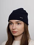 Шапка STETSON арт. 8599396 BEANIE MERINO WOOL (темно-синий)